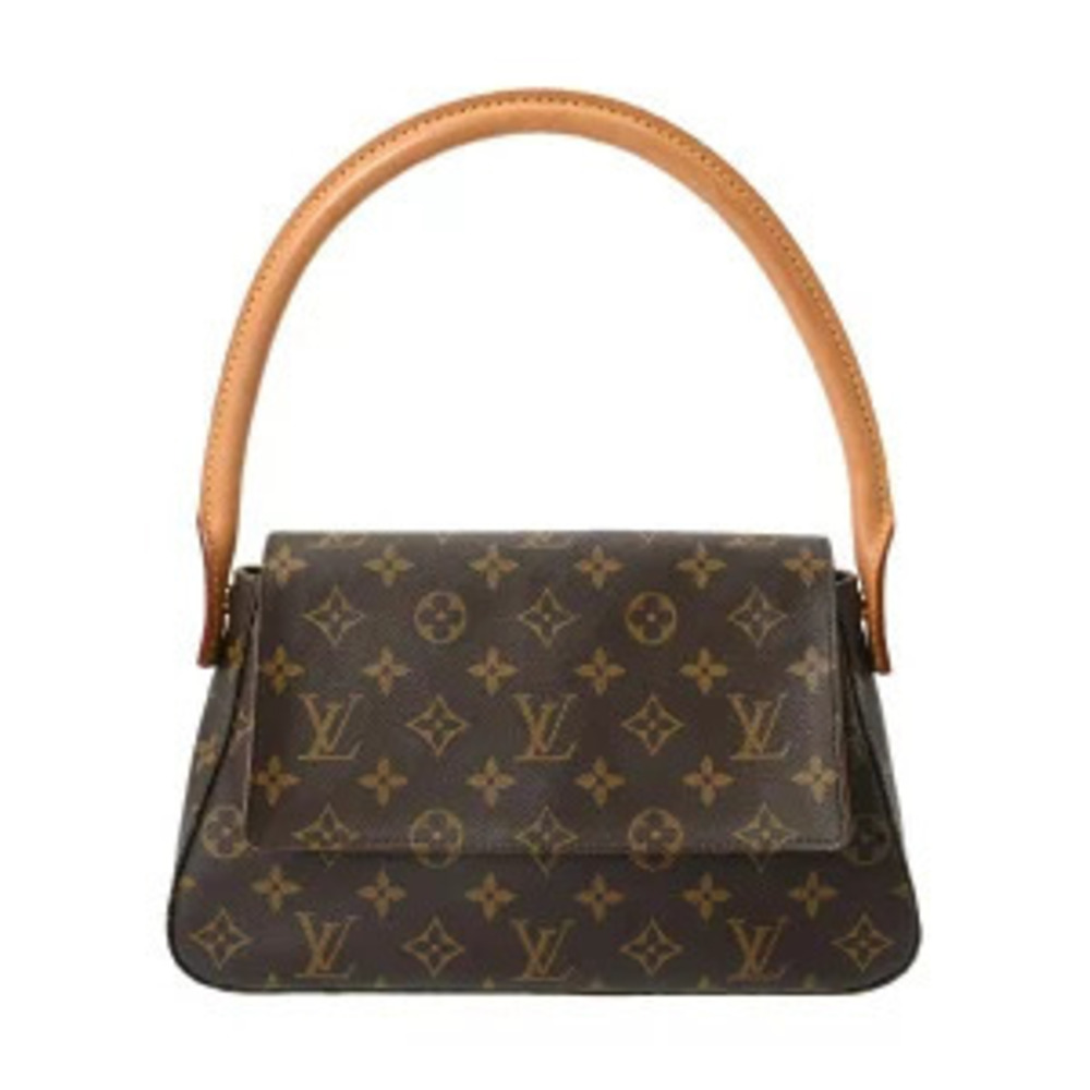 Louis Vuitton Monogram Looping Brown Canvas Shoulder Bag